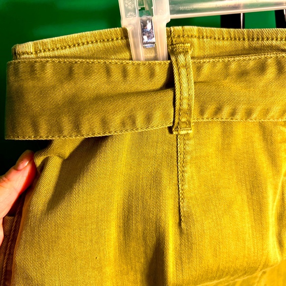 Size 4US/36 Euro Anthropology Fancy Skirt with Belt Two FrontPockets BackZipper - Picture 2 of 12